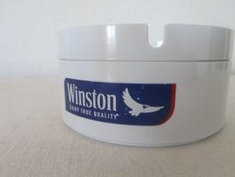 Winston Aschenbecher weiss, Retro, Vintage