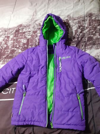 Trollkids Kinder Steppjacke violett Grösse 128