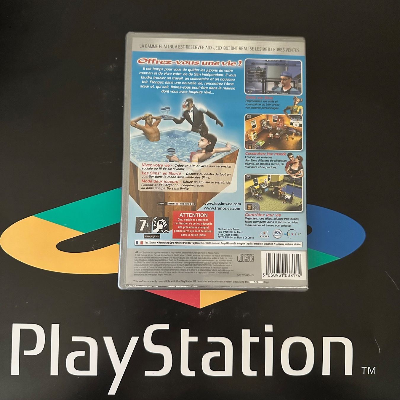Sony Spiele: Die Sims für Sony PlayStation 2 PS2 – Gebraucht aus Kestenholz von Inna09 1
