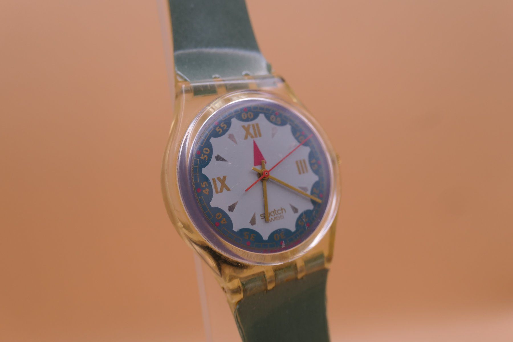 Swatch Uhren: Swatch Gent "SPADES" GK152, neue Batterie – Gebraucht aus Thun von CHRONOTIKA 2
