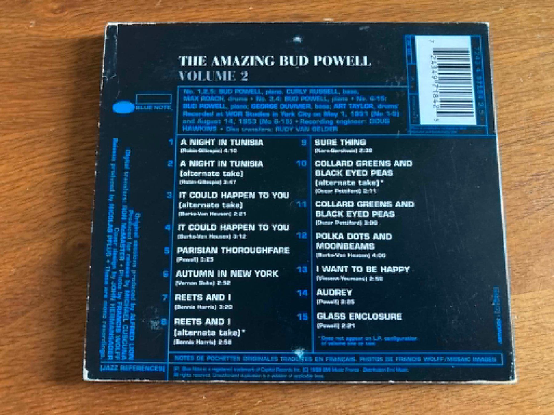CD: Bud Powell - The Amazing Bud Powell volume 2 CD – Usato da Lausanne venduto da sim_bc8q 1