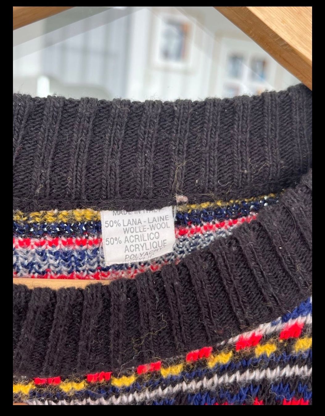 Pullover & Sweatshirts: Vintage Strickpullover Gr. M Fair Isle Muster Wolle – Gebraucht aus Bottmingen von don_pnf6 2