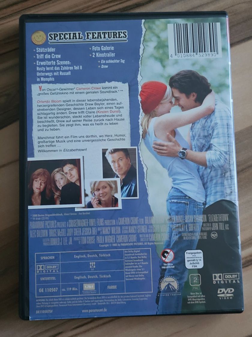 Alle DVDs: ELIZABETHTOWN/ DVD – Gebraucht aus Geuensee von jes_9xyk 1