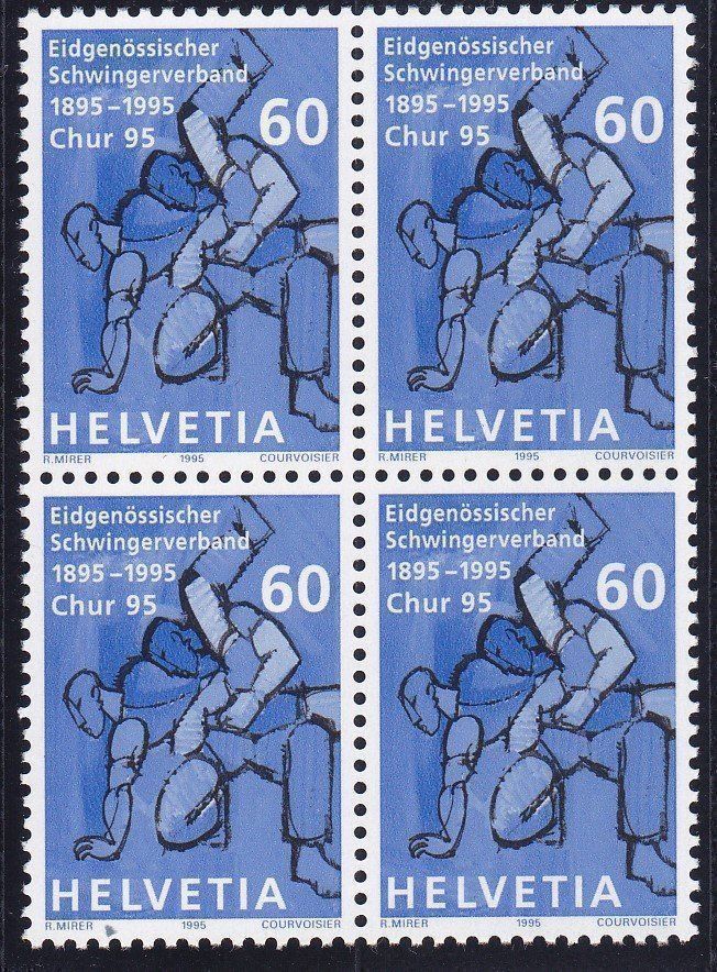Tutti i francobolli: Postfrisch 4er Block Werbemarken 1995 – Nuovo (secondo la descrizione) da Schliern b. Köniz venduto da joni20