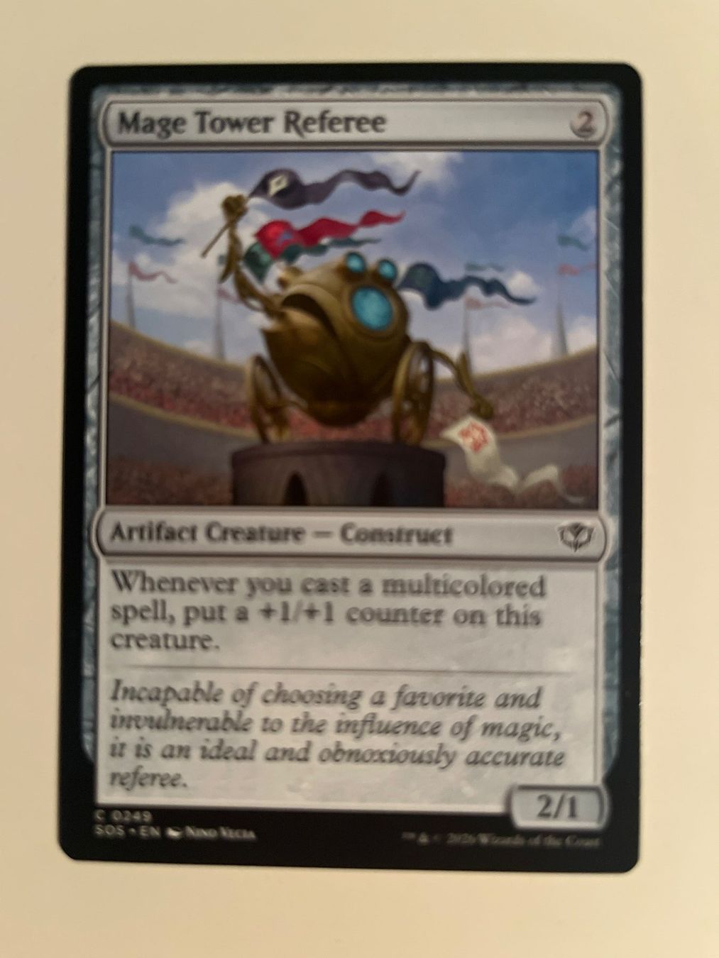 Magic The Gathering Sammelbilder & Trading cards: 1 x Mage Tower Referee - Magic: The Gathering - MtG – Gebraucht aus Kriens von Shadi1980