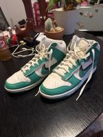 Nike Dunk High Sneaker weiss grün Grösse 41 gebraucht
