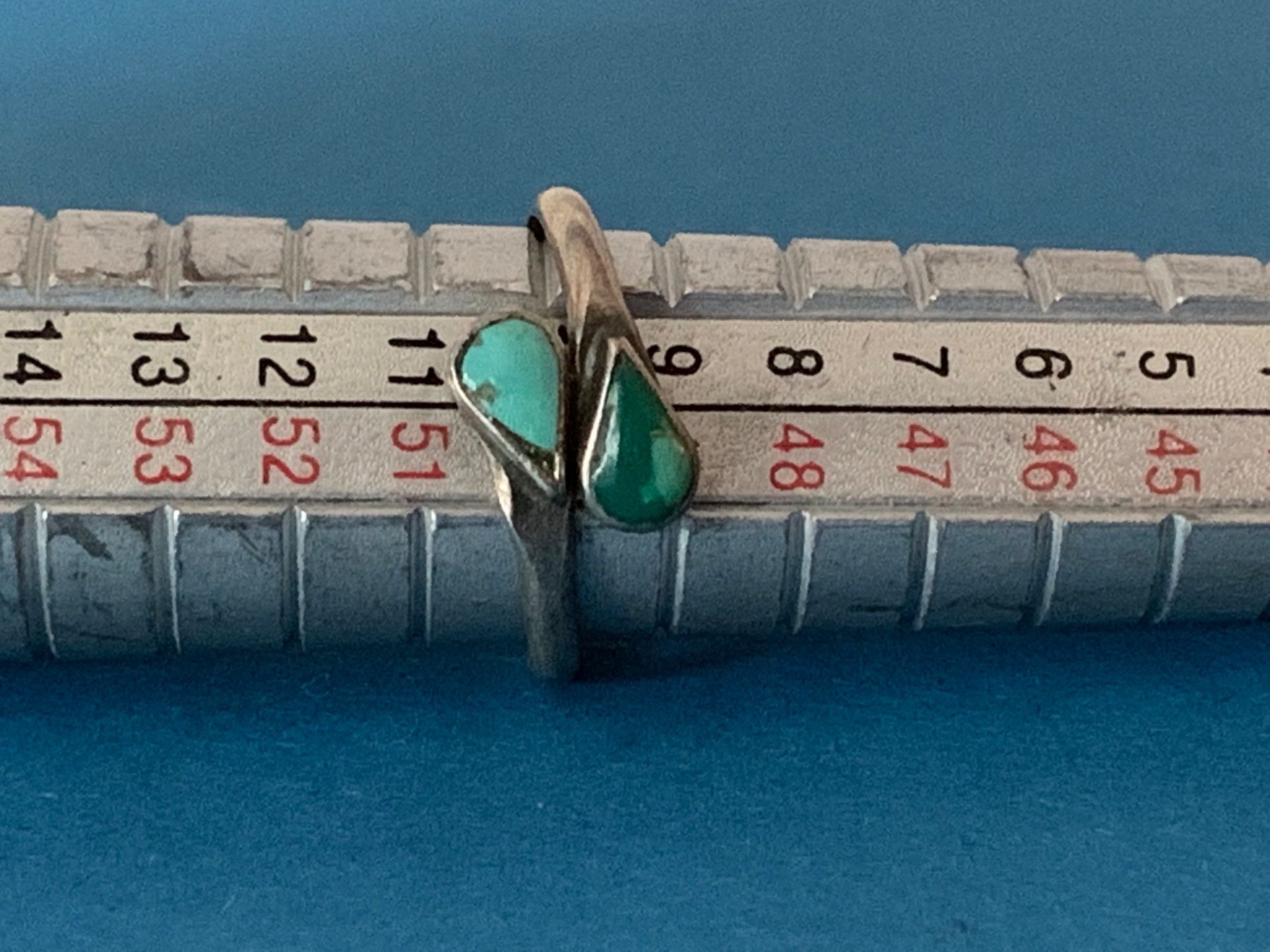 Anelli: Silberring double green (50) – Usato da Laufen venduto da belleskulptur 2