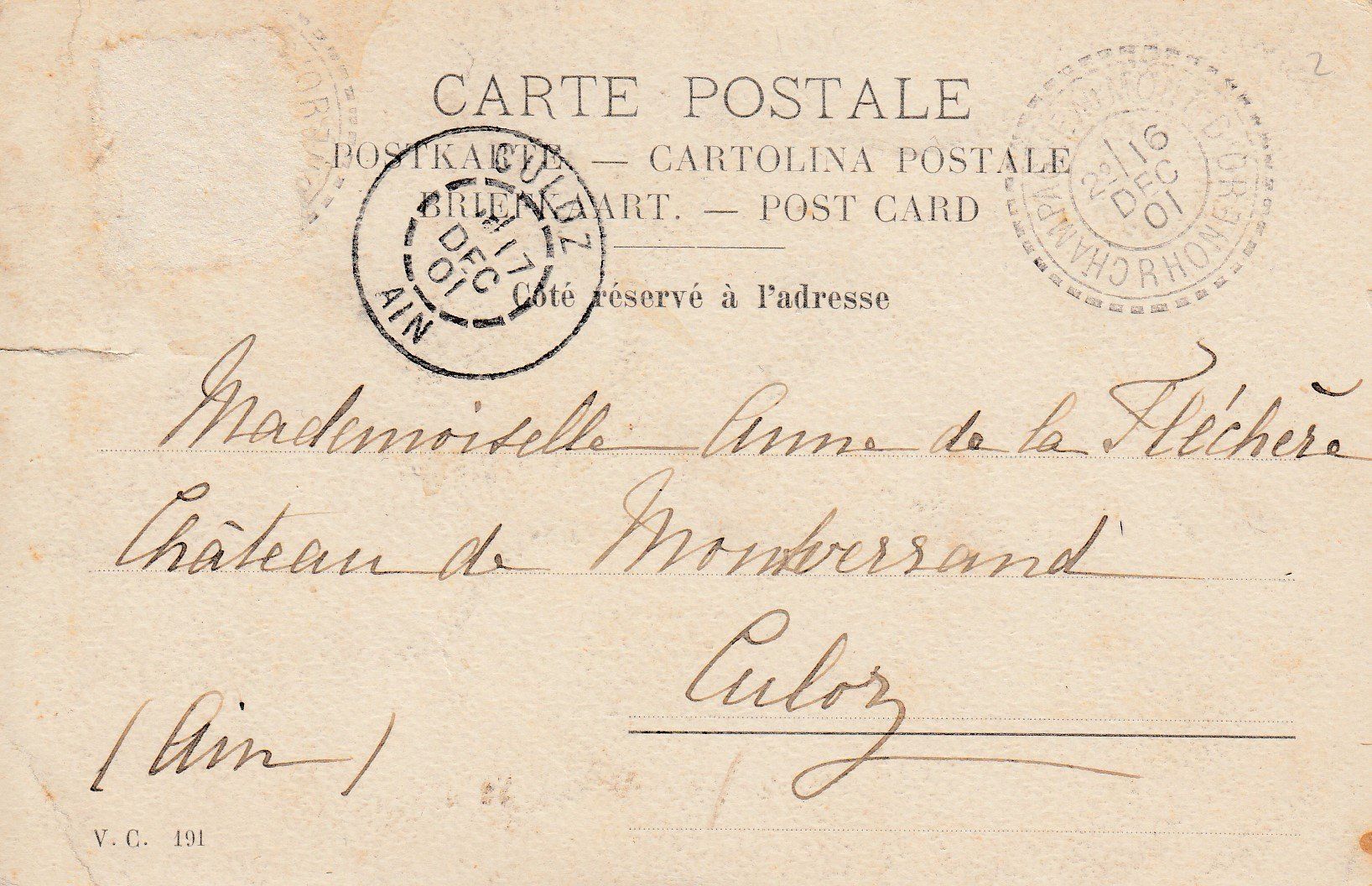 Cartoline postali: Bülach   ZH         um 1901 – Usato da Brig venduto da Valcards54 1
