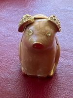 Estée Lauder Solid Parfum Schweinchen mit Strasssteinen.