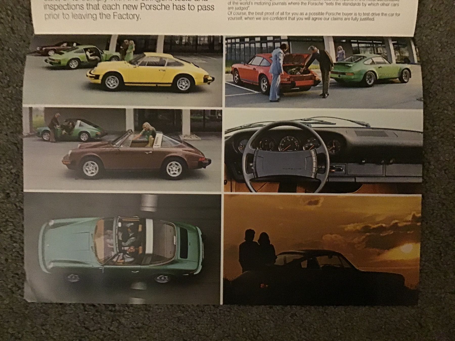 Porsche Documenti: Porsche 911 Programm Faltprospekt englisch – Usato da Scherzingen venduto da Starseller62 2