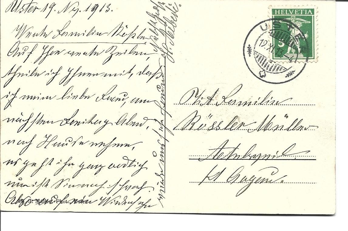 Cartoline postali: AK  Greifensee im Winter. – Usato da Appenzell venduto da mai25 1