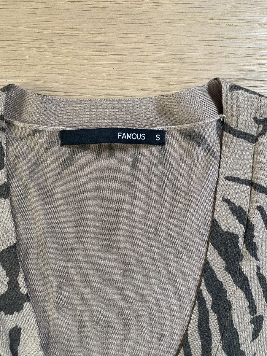 Giacche: Neue beige-schwarz karierte Strickjacke Grösse S – Nuovo (secondo la descrizione) da Winkel venduto da Flyhy2020 2