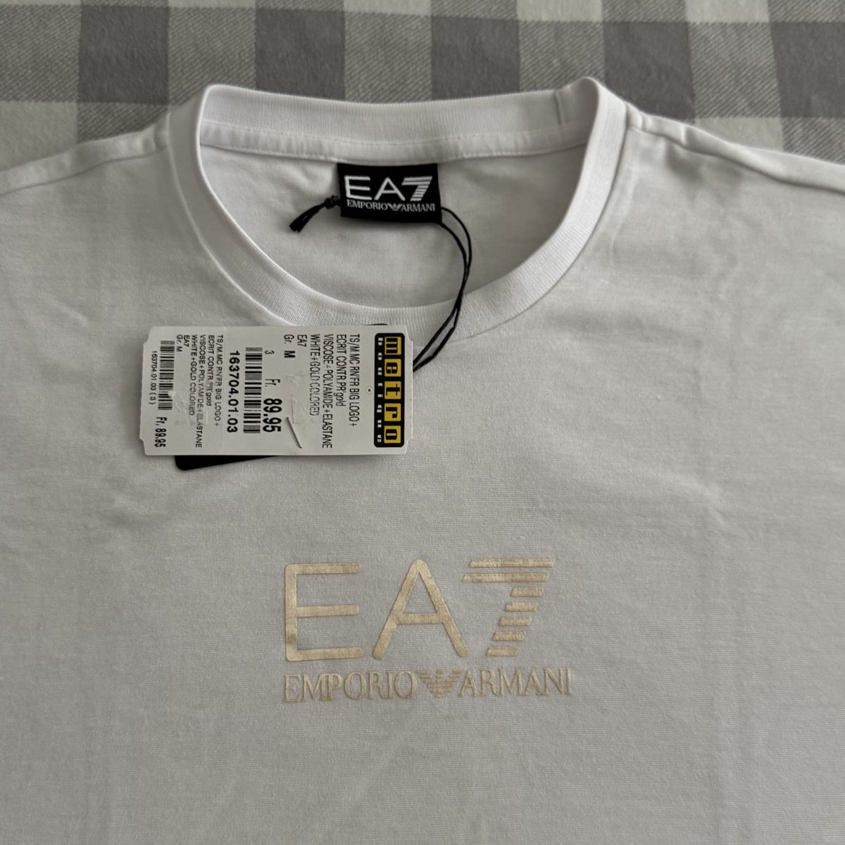 Armani T-shirt: EA7 Armani T-Shirt Grösse M – Nuovo e nell'imballaggio originale da Rudolfstetten venduto da ste_hw3y 1
