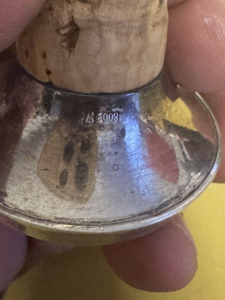 Flaschenöffner & -verschlüsse: Flaschenverschluss Silber 800 ( 54 Gram) – Gebraucht aus Schlieren von Freundlich02 4
