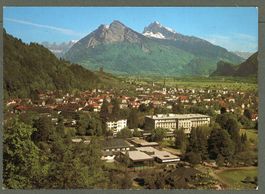 AK color Bad Ragaz SG Churfirsten, Gonzen, Alvier ≈ 1982 