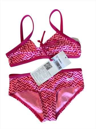 AXXES Bikini, Grösse 122, Pink Zickzack - Neu mit Etikett!