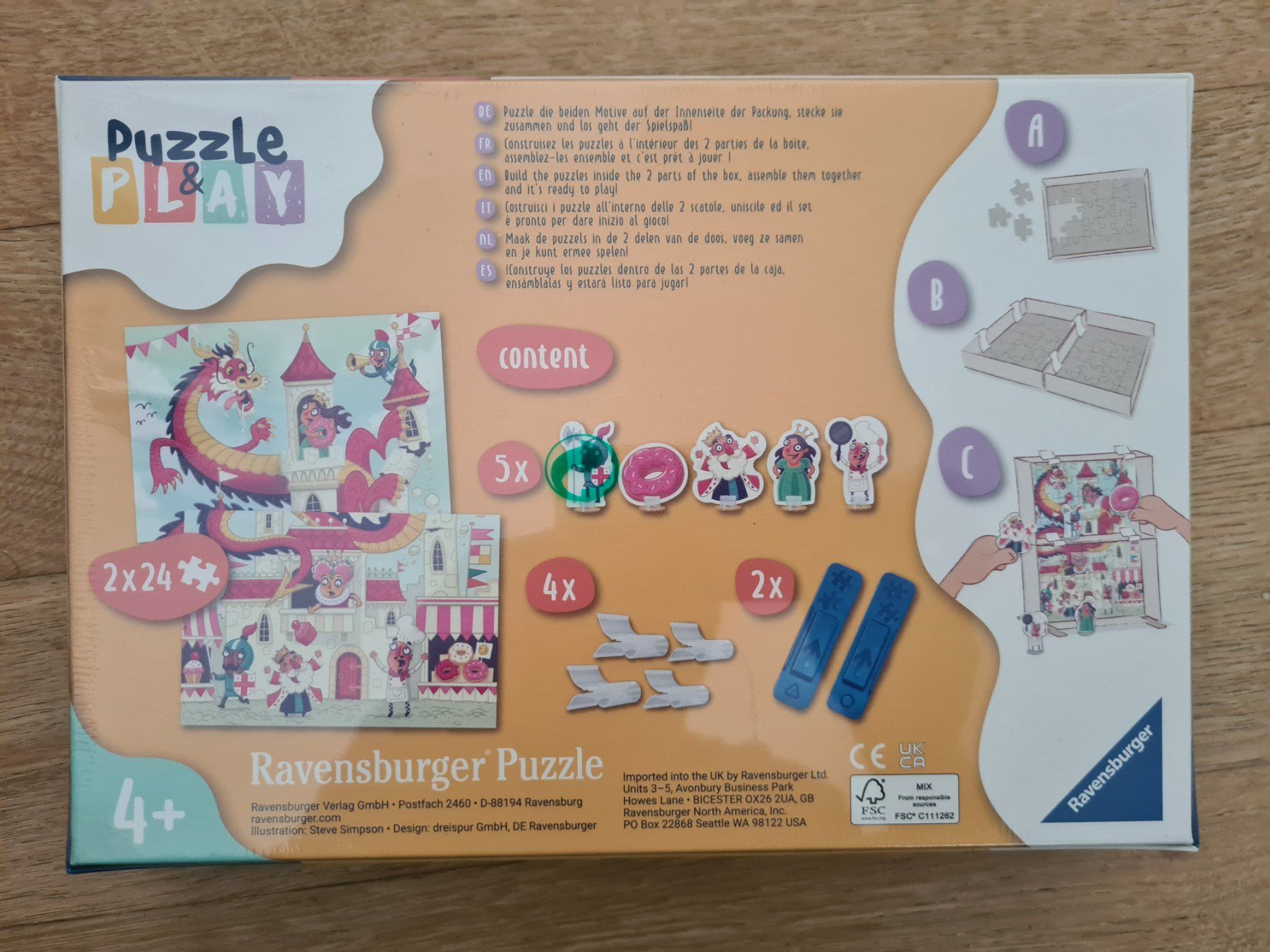 Ravensburger Puzzle: Ravensburger 4+ Puzzle & Play 2x24 - NEW – Nuovo e nell'imballaggio originale da Carouge GE venduto da Gasco 1