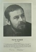 Petr Kabes (1941-2005) Schriftsteller - Autogramm