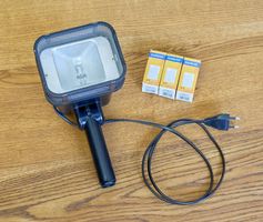 Bausch Video, 1000W Halogen-Foto-Lampe inkl. 3 Ersatz-Birnen