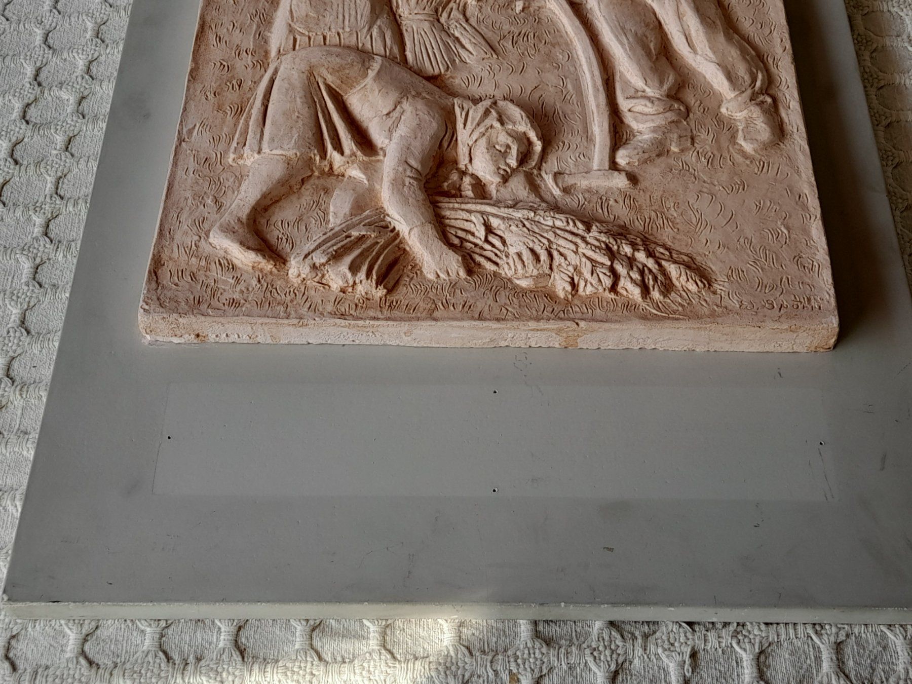 Sculture & Statue: Eduard Spörri Terracotta Relief – Usato da Thun venduto da Treff.....e 2