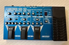 Boss ME-50 Multi-effets Guitare COSM – Nettoyer-Piles neuves