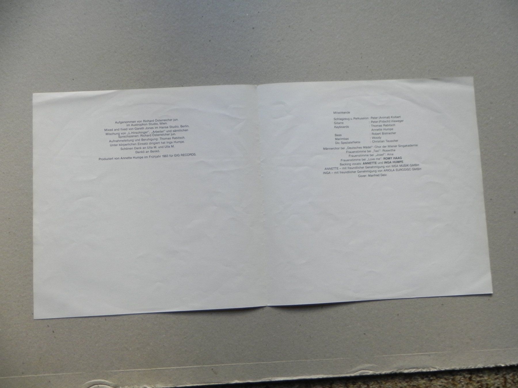 Dischi in vinile: LP Deutsch Ostereich Döf 1983 mit Hit Codo aus der Ferne ... – Usato da Siebnen venduto da krimsie 4