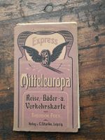 Mitteleuropa Reise - Bäder und Verkehrskarte ca. 1910