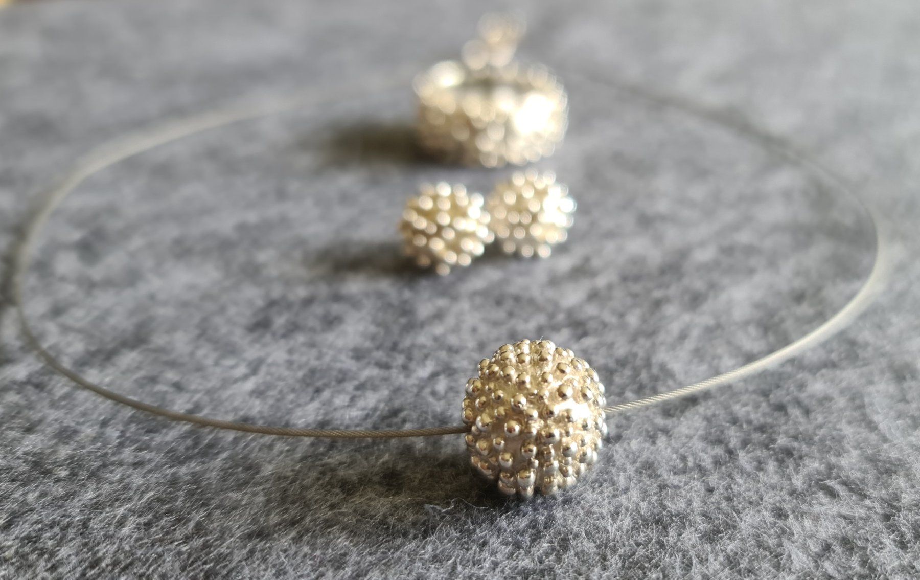 Altri gioielli: SILBER Ring, Ohrstecker, Collier Set – Usato da Meggen venduto da everydaysale 1