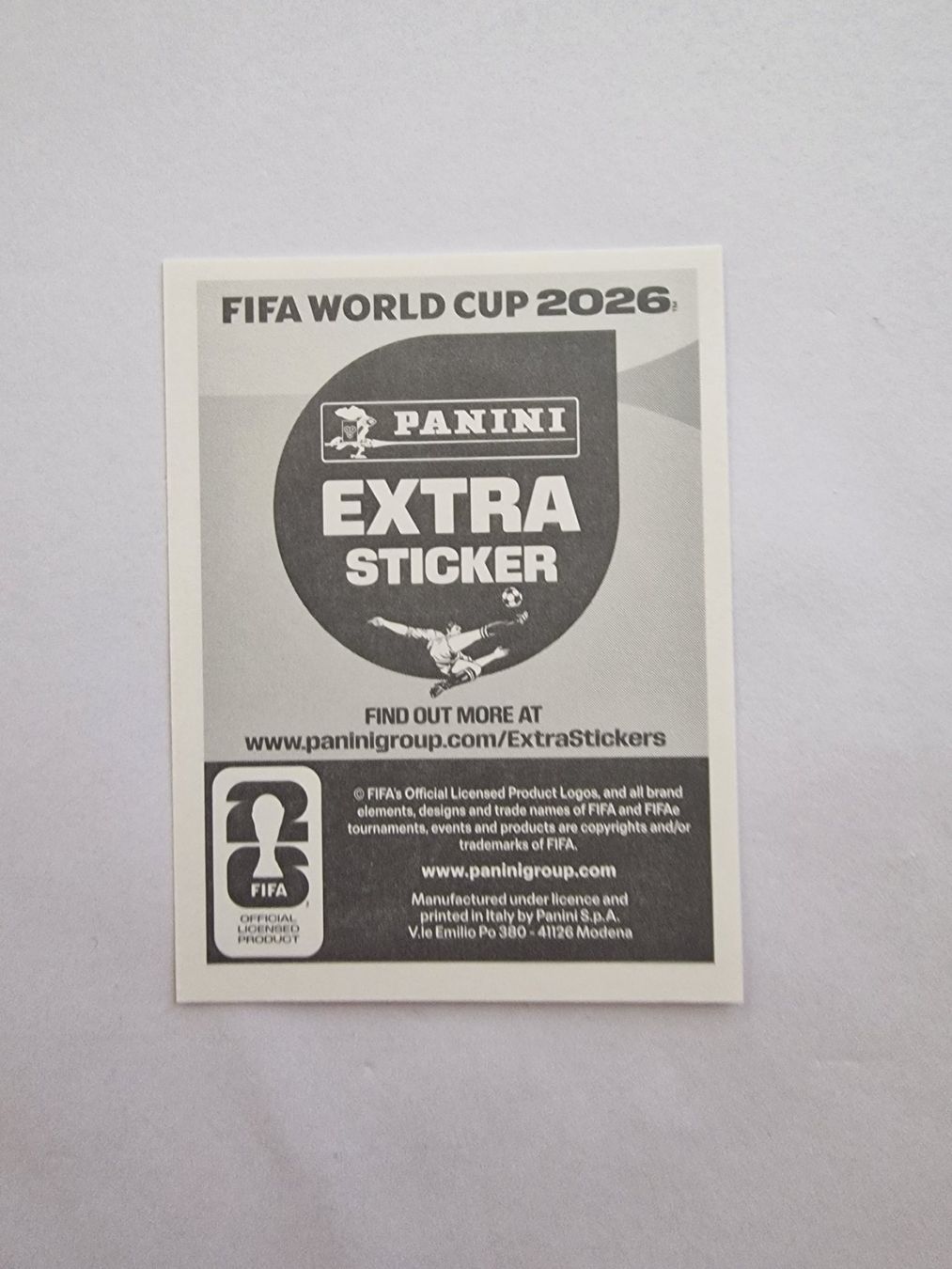 Panini Carte collezionabili: Panini WM 2026 extra sticker - Caceido in silber – Nuovo (secondo la descrizione) da Adliswil venduto da vendor123 1