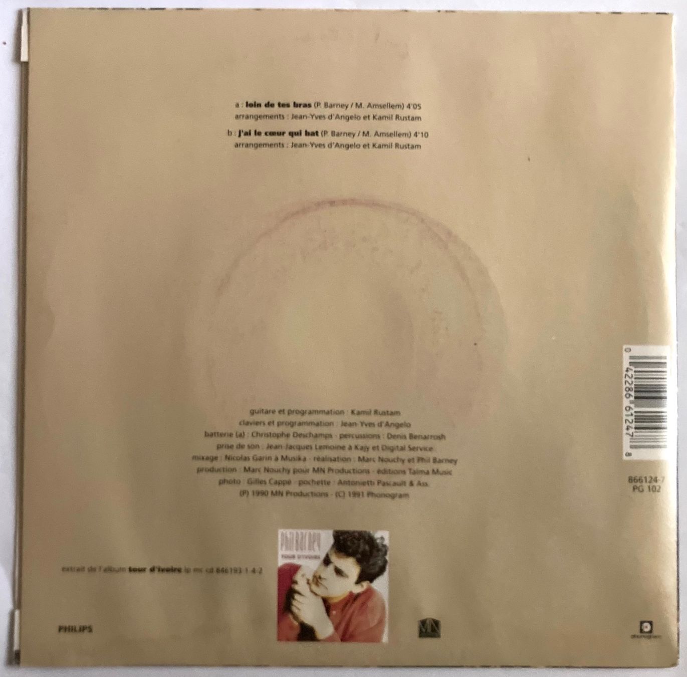 Dischi in vinile: PHIL BARNEY - LOIN DE TES BRAS – Usato da Poliez-Pittet venduto da Newtown-Records 1