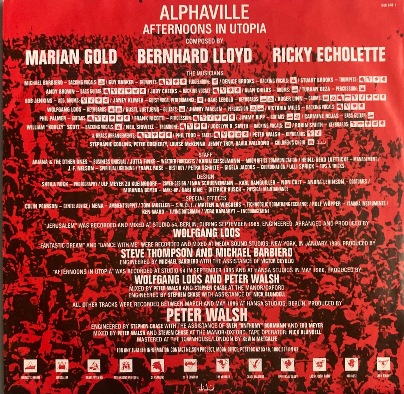 Dischi in vinile: ALPHAVILLE - AFTERNOONS IN UTOPIA – Usato da Poliez-Pittet venduto da Newtown-Records 2