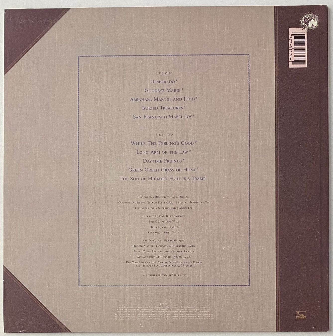 Schallplatten: Kenny Rogers, Short Stories – Gebraucht aus Flums von Empe1 1