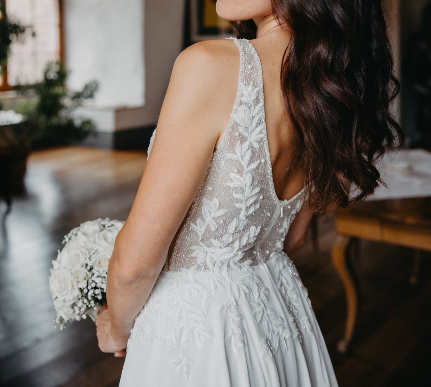 Vestiti: Secondhand Brautkleid von Ria Tener, Grösse 36-38 – Usato da Brunnen venduto da Herzig-Brautmode 2