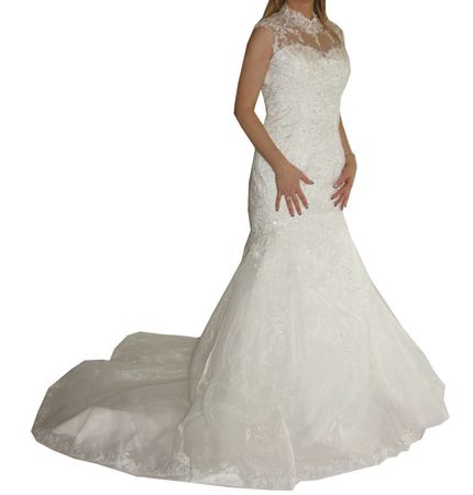 Brautkleid Gr. 40 Ivory Meermaid NEU - AUSVERKAUF