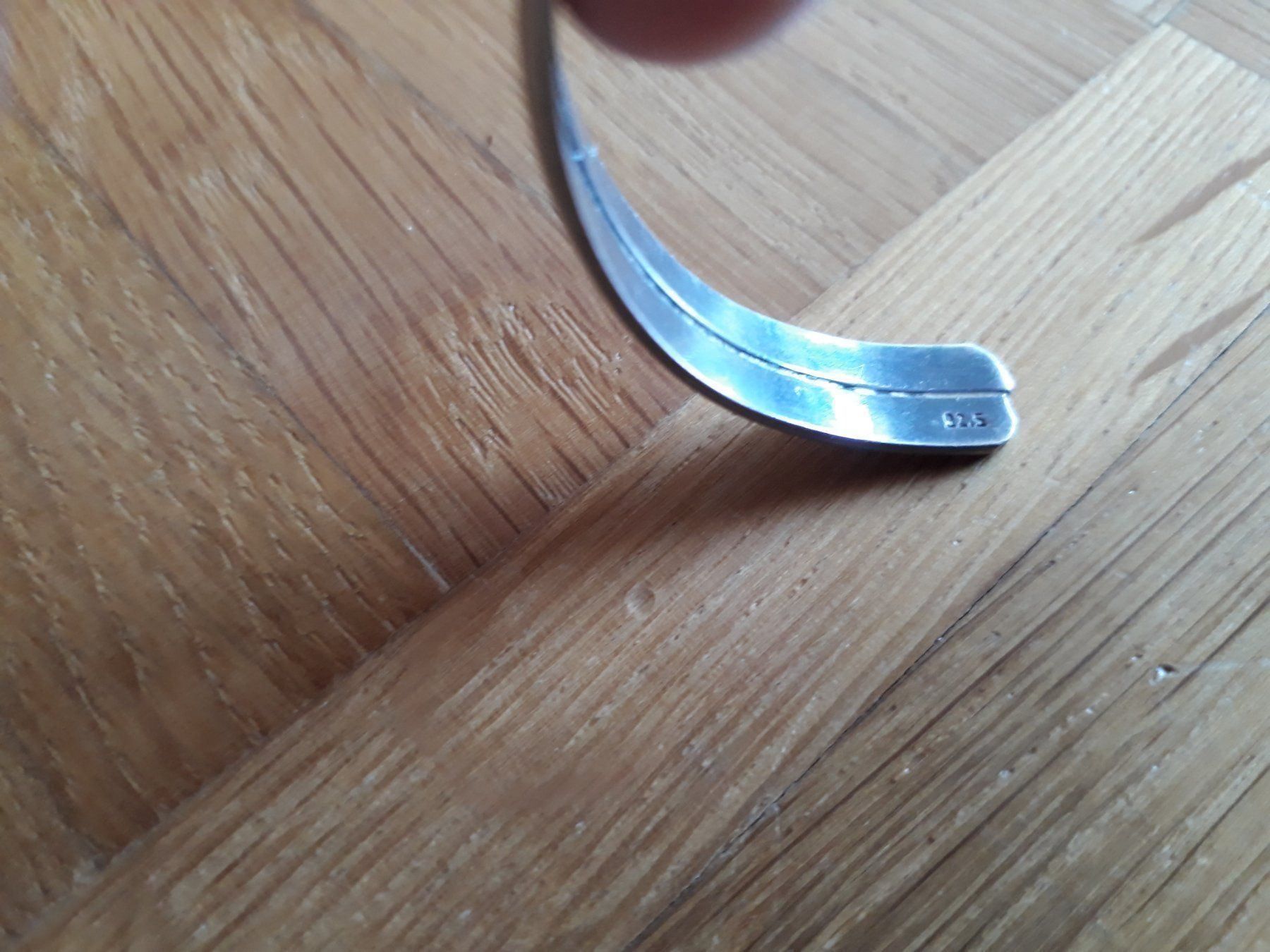 Bracciali & Braccialetti: Silber Armreif mit echtem Türkis – Nuovo (secondo la descrizione) da Zürich venduto da Gillheri 4