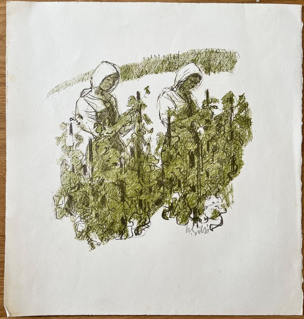 Grafica & Litografie: HUGO WÄLTI LITHOGRAPHIE SIGNIERT – Usato da Gersau venduto da grafik-kunst 5