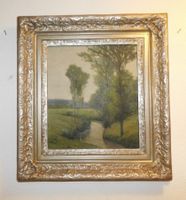 Kunst Russeau Ölgemälde altes Ölgemälde signiert Bild   orig