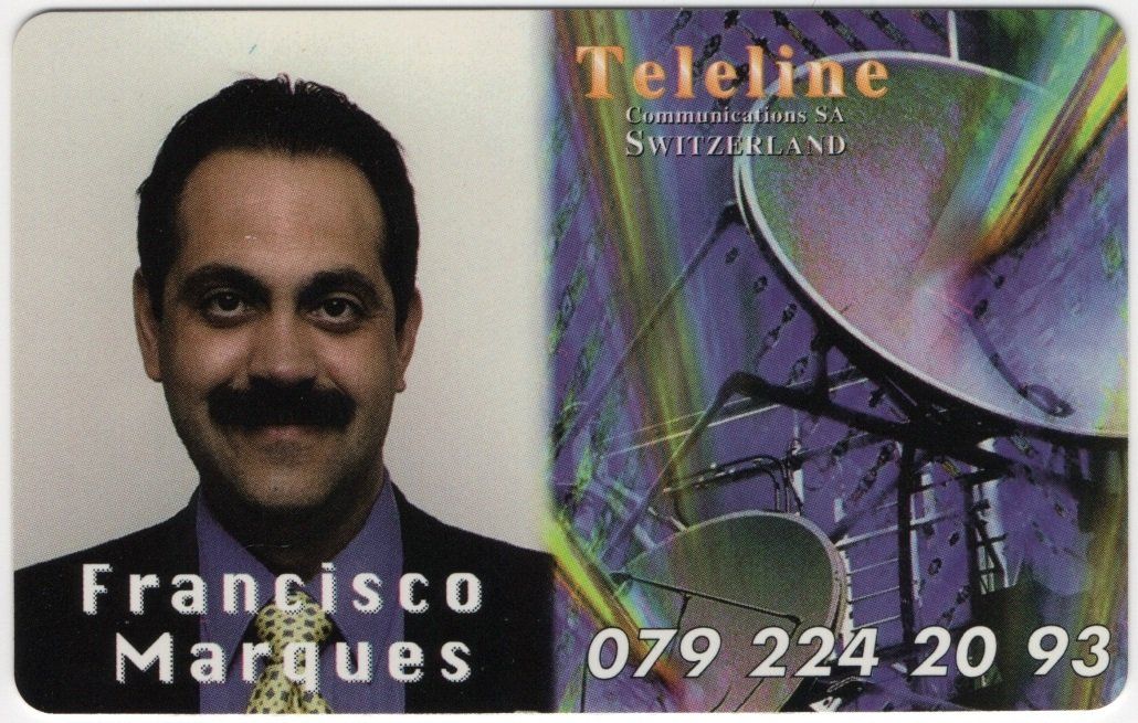 Telefon- & Taxkarten: Francisco Marques - Teleline Representant - seltenes DUMMY – Gebraucht aus Eglisau von Chperfins