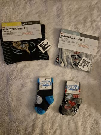neue Strumphosen & Socken Gr.62-68