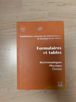 Formulaires et tables Maths, Physique, Chimie - occasion