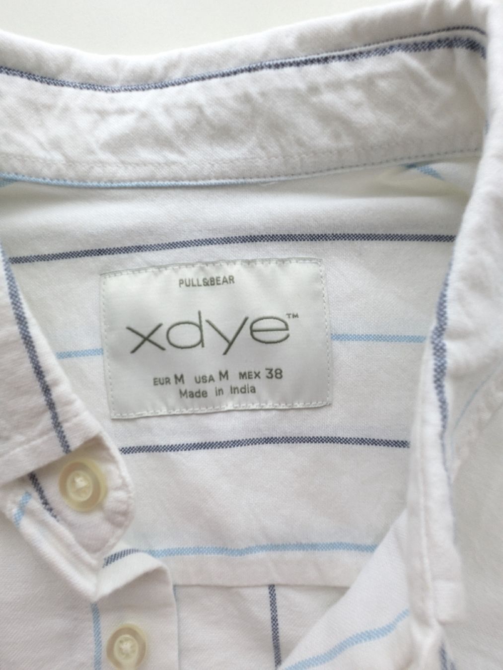 Hemden: Hemd gestreift weiss Grösse M/L , Pull&bear – Gebraucht aus Rorschach von joh_v2y2 2