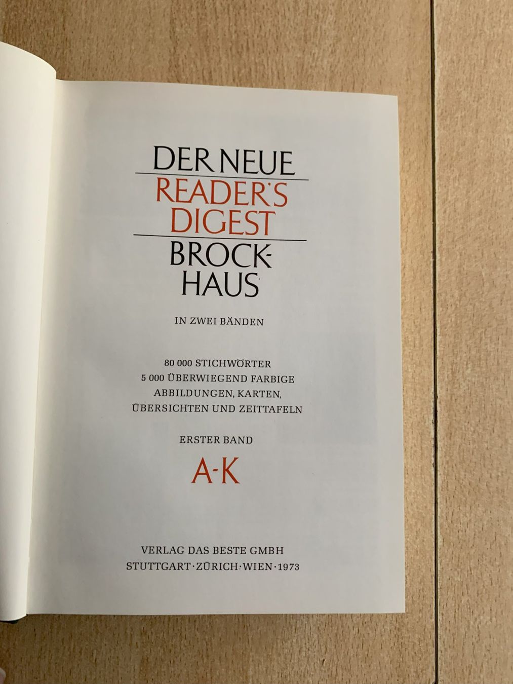 Livres: Der neue Reader's Digest Brockhaus A-K – D'occasion à Reinach BL par con_ync2 3