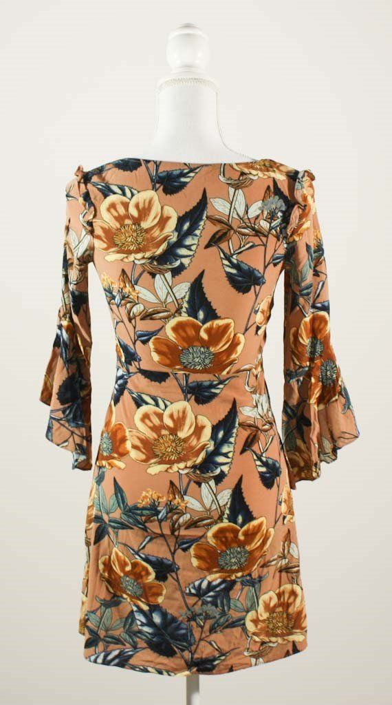 Vestiti: For Love & Lemons Kleid mit Seide Gr. XS – Usato da Belp venduto da caramel-secondhand 2