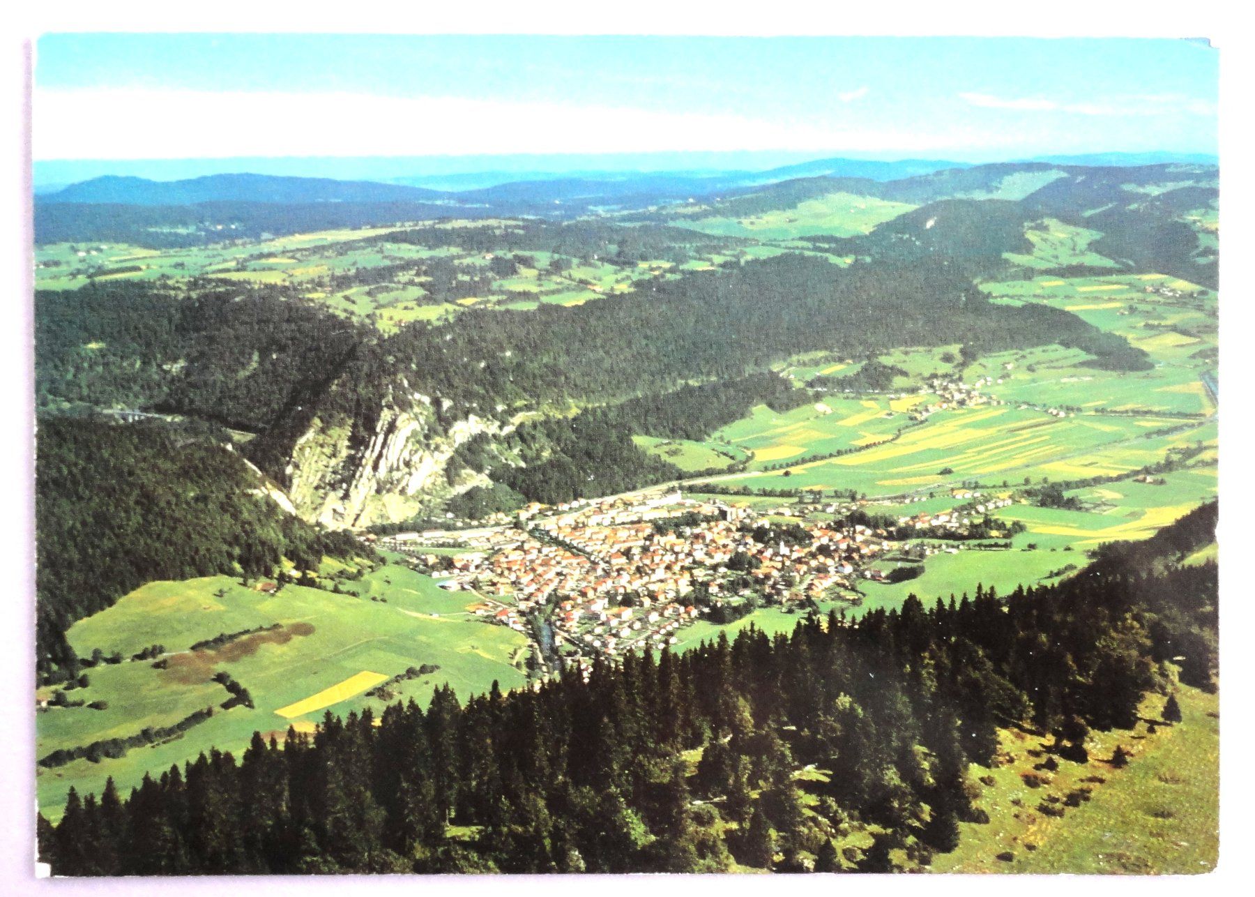 Cartoline postali: Fleurier, Val de Travers – Difettoso da Fétigny venduto da Billy2miny
