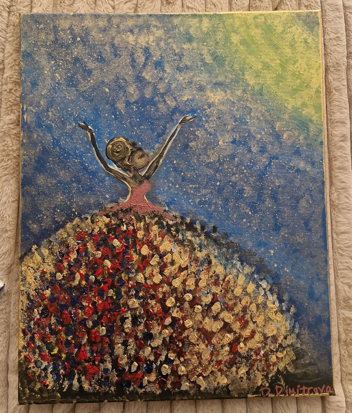 Dipinti: Acrylic original painting – Nuovo (secondo la descrizione) da Bonstetten venduto da Denitza87