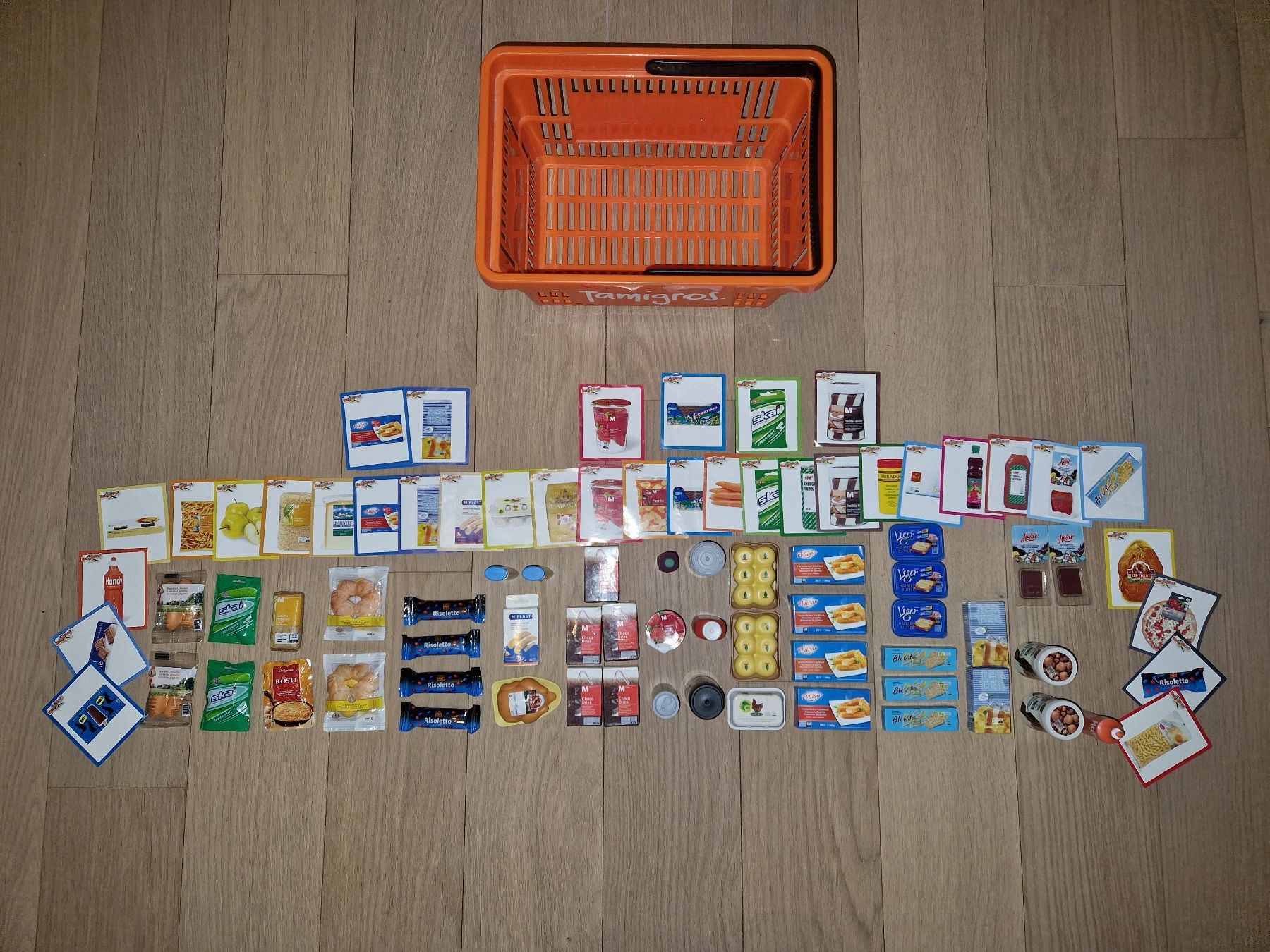 Migros Spielzeuge: Migroskörbli mit Miniaturprodukten – Gebraucht aus Sirnach von JuStaVerKauft 2