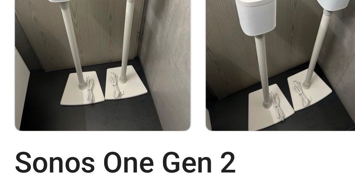 Supporti a parete: Sonos One Gen 2 Lautsprecherständer weiss, – Usato da Winterthur venduto da St.Stauffer 4