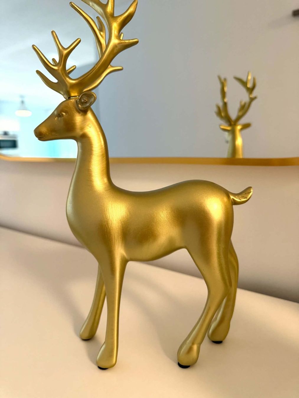 Tutte le decorazioni: Grössere Hirsch Deko Statue goldig – Nuovo (secondo la descrizione) da Bern venduto da MIR-IAM