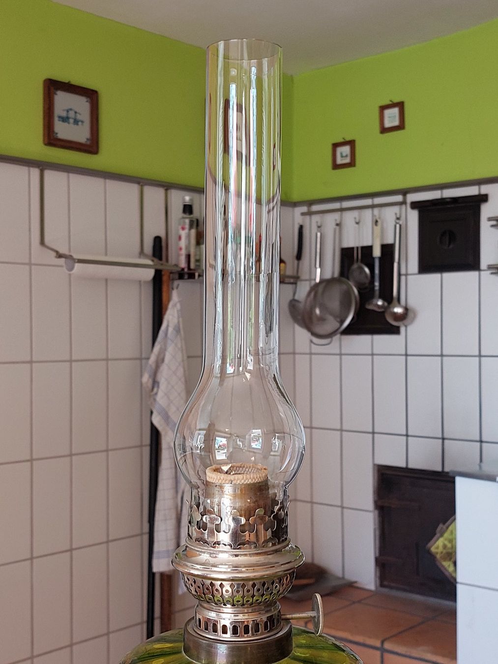 Lampes: schöne alte Petroleumlampe – D'occasion à Baldingen par oliho 6