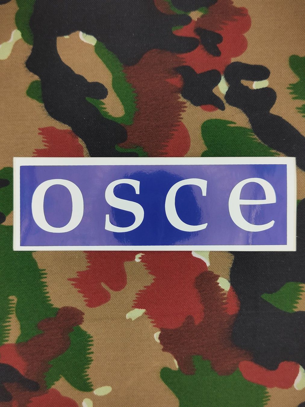 Schweizer Armee Placchette & Badge: Aufkleber OSCE – Usato da Bauma venduto da SwissMilitaria